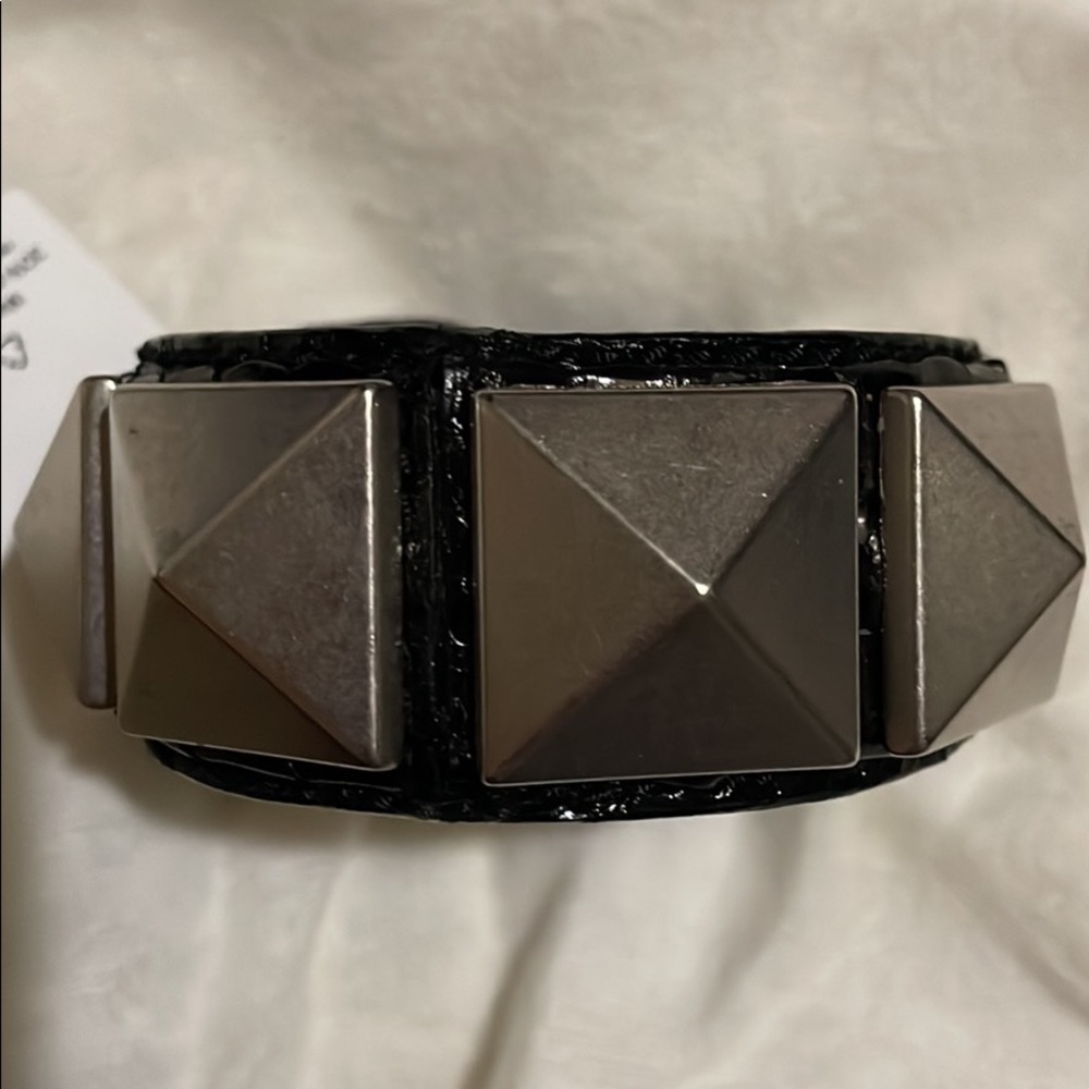 Marc Jacobs Alligator Studded Bangle Bracelet